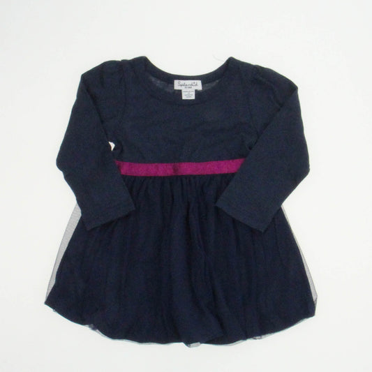 Splendid Girls Navy Dress Size: 12-18 Months Navy