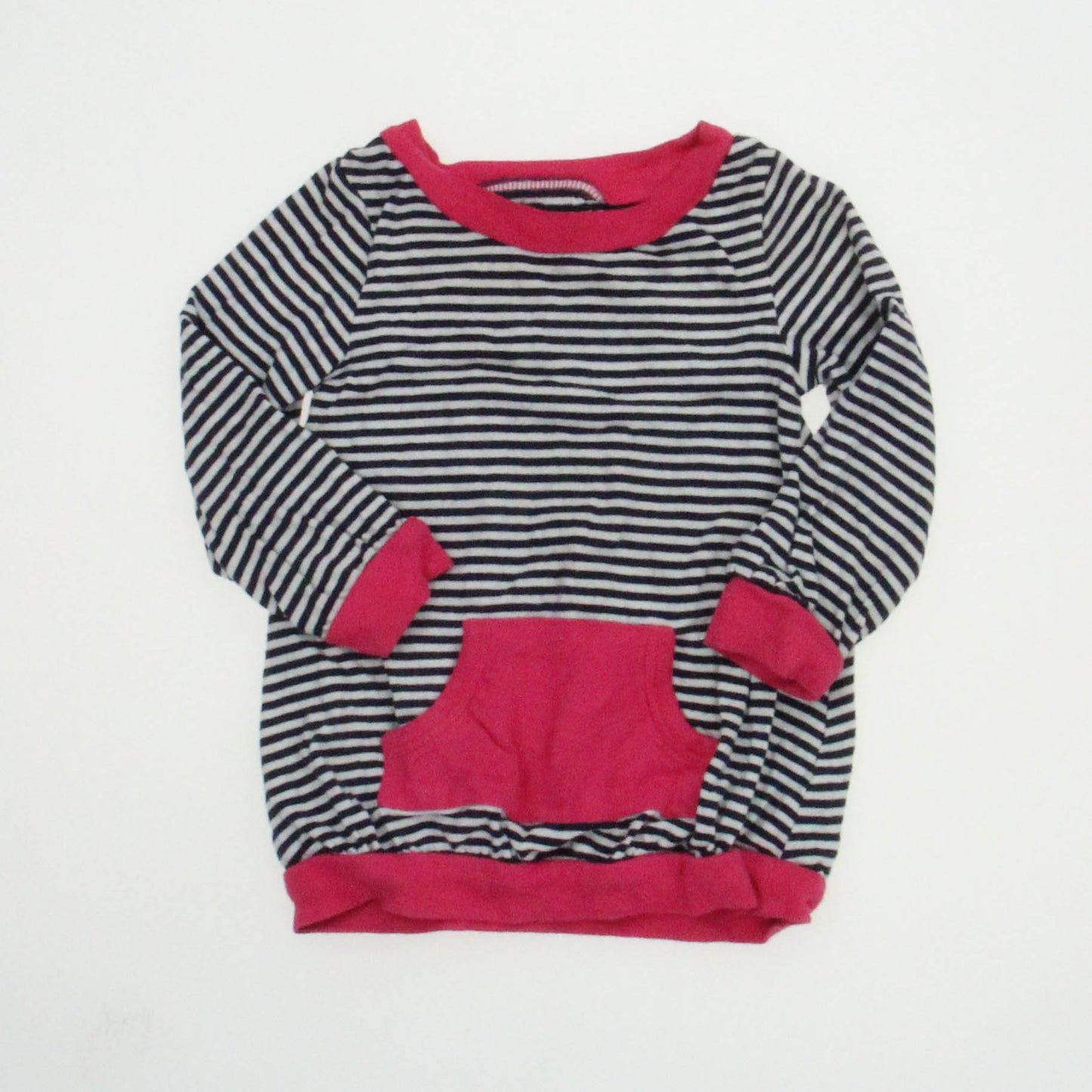 Splendid Girls Blue | White Stripes | Pink Long Sleeve T-Shirt Size: 12 Months Blue | White Stripes | Pink