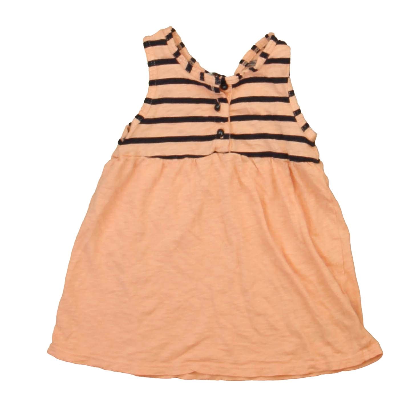 Splendid Girls Pink | Navy Tank Top Size: 18-24 Months Pink | Navy