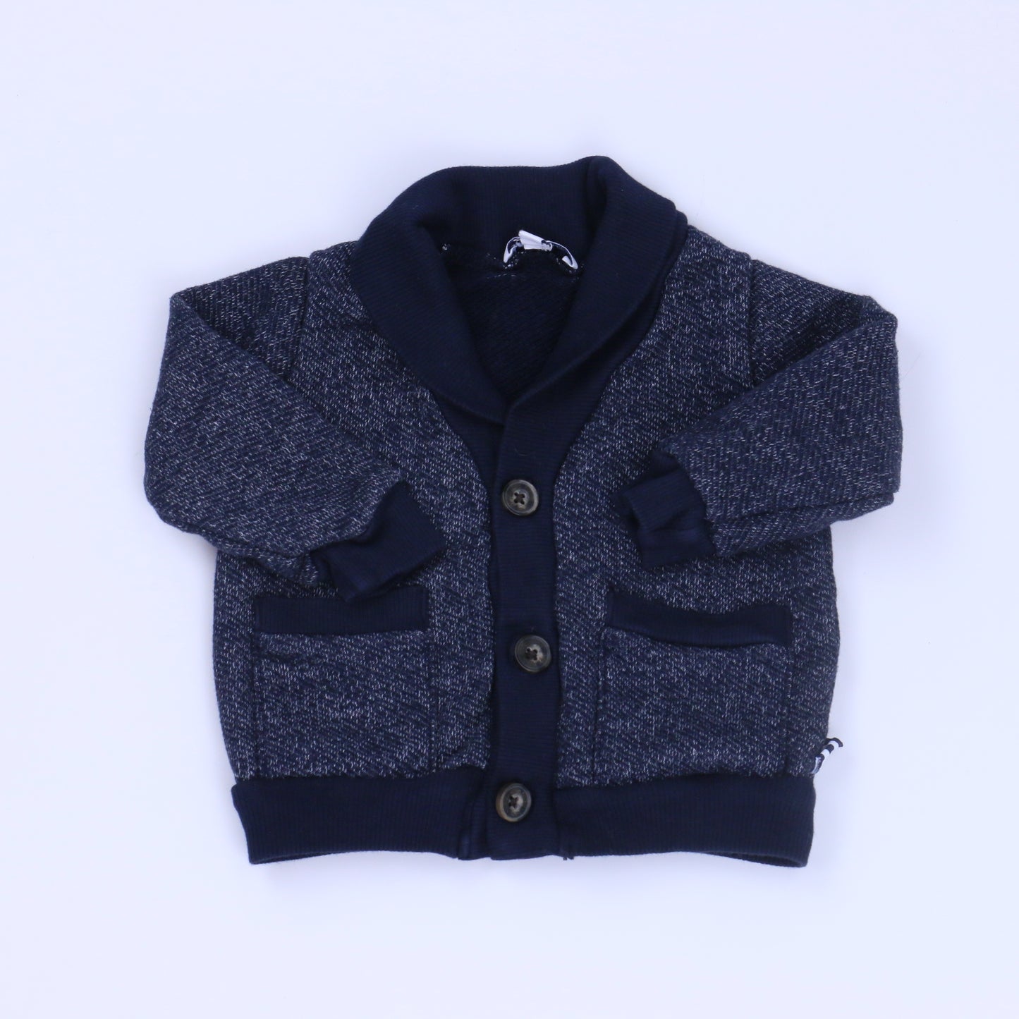 Splendid Boys Blue Cardigan Size: 3-6 Months Blue