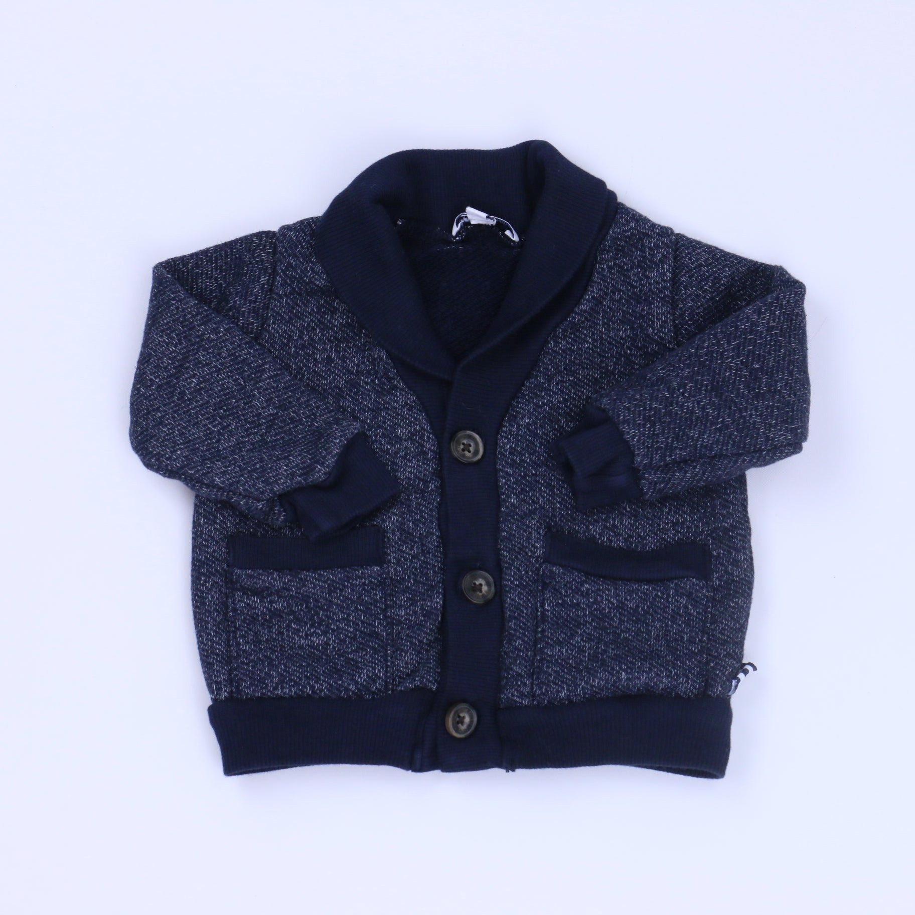Splendid Boys Blue Cardigan Size: 3-6 Months Blue