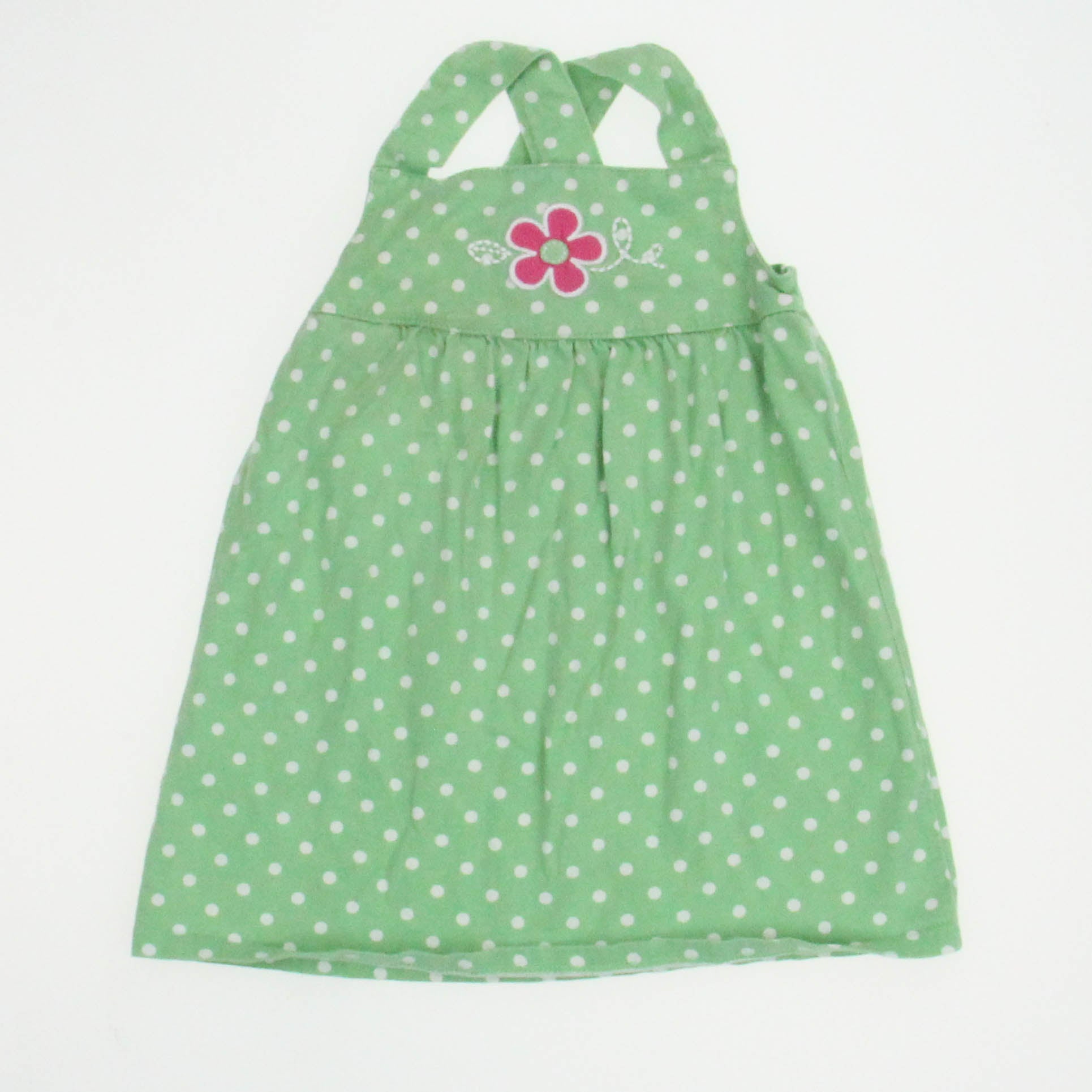 Starting Out Girls Green | White | Polka dots Dress Size: 24 Months Green | White | Polka dots