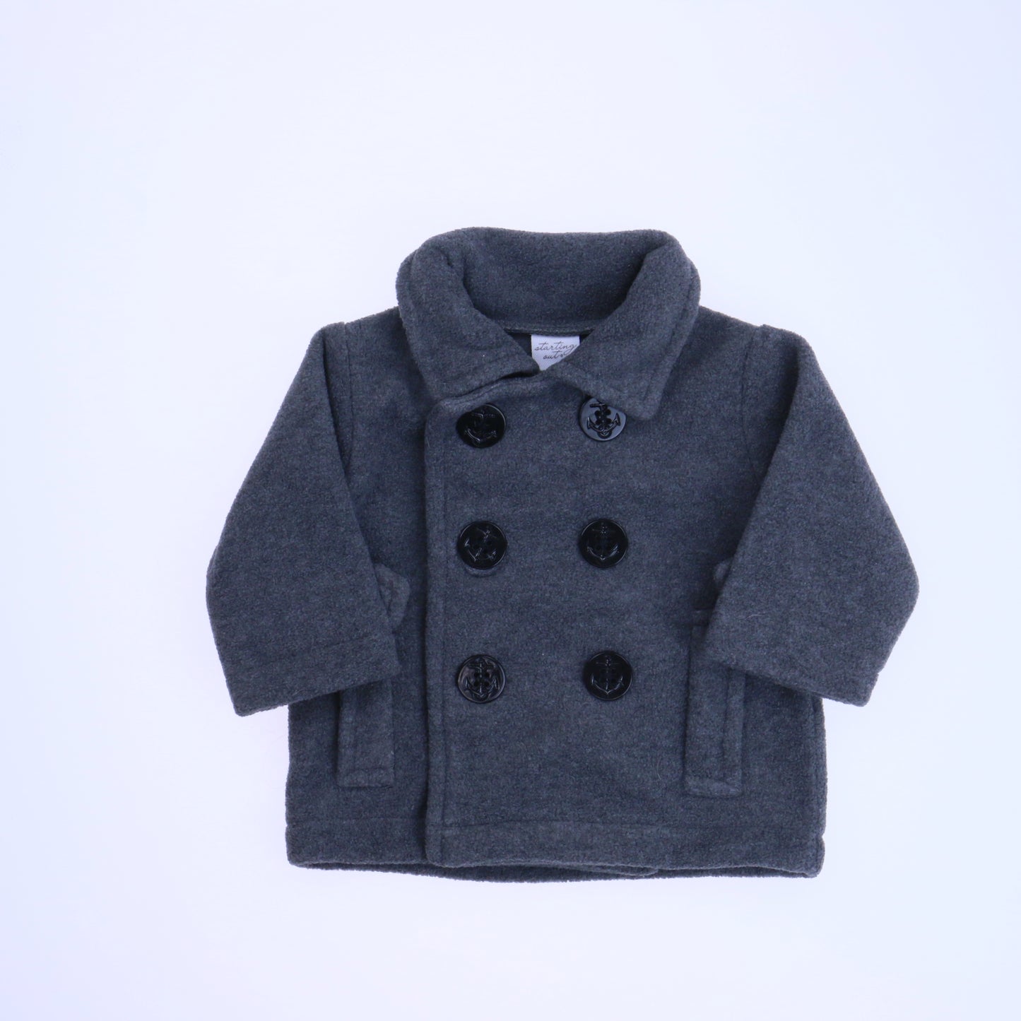 Starting Out Boys Gray Jacket Size: 6 Months Gray