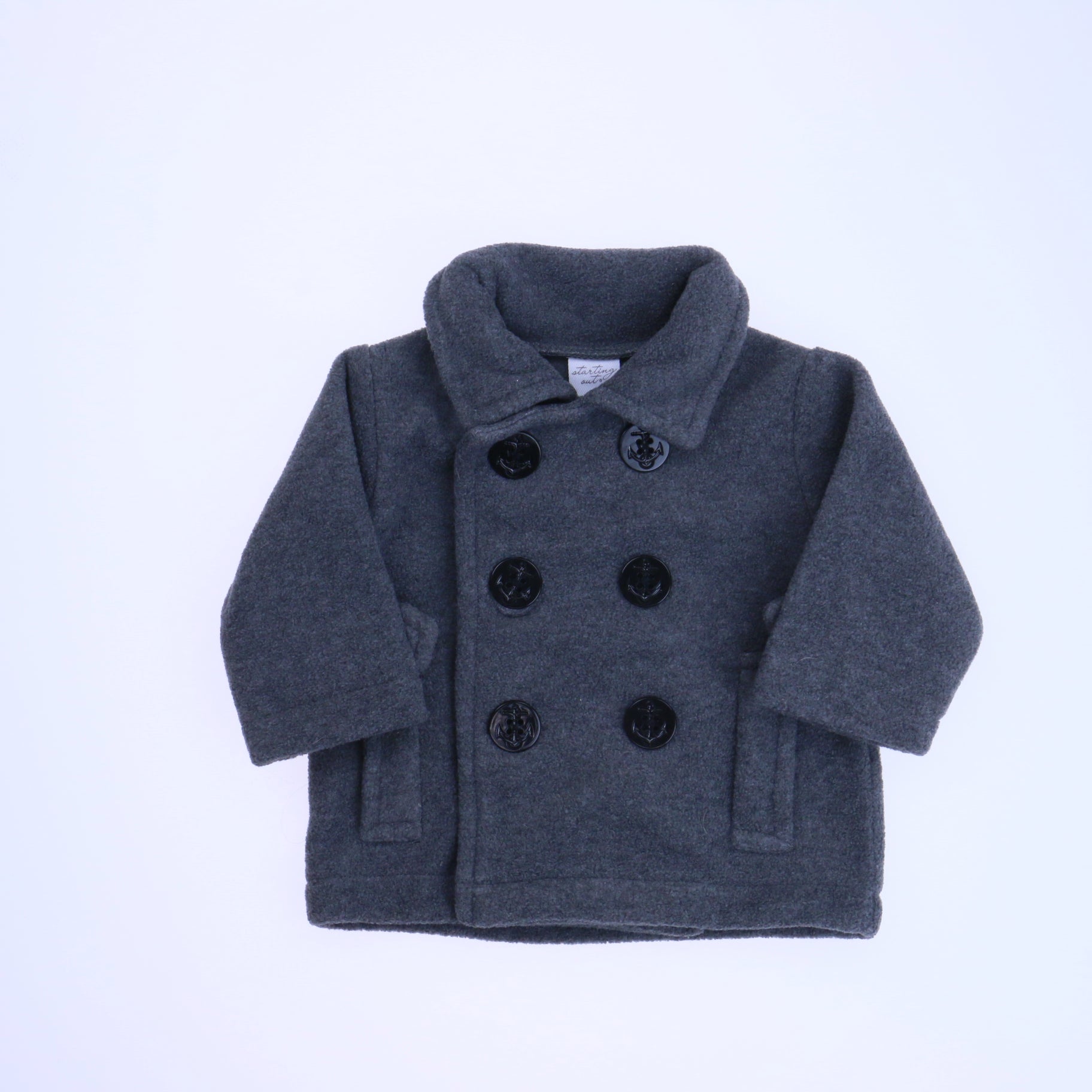 Starting Out Boys Gray Jacket Size: 6 Months Gray