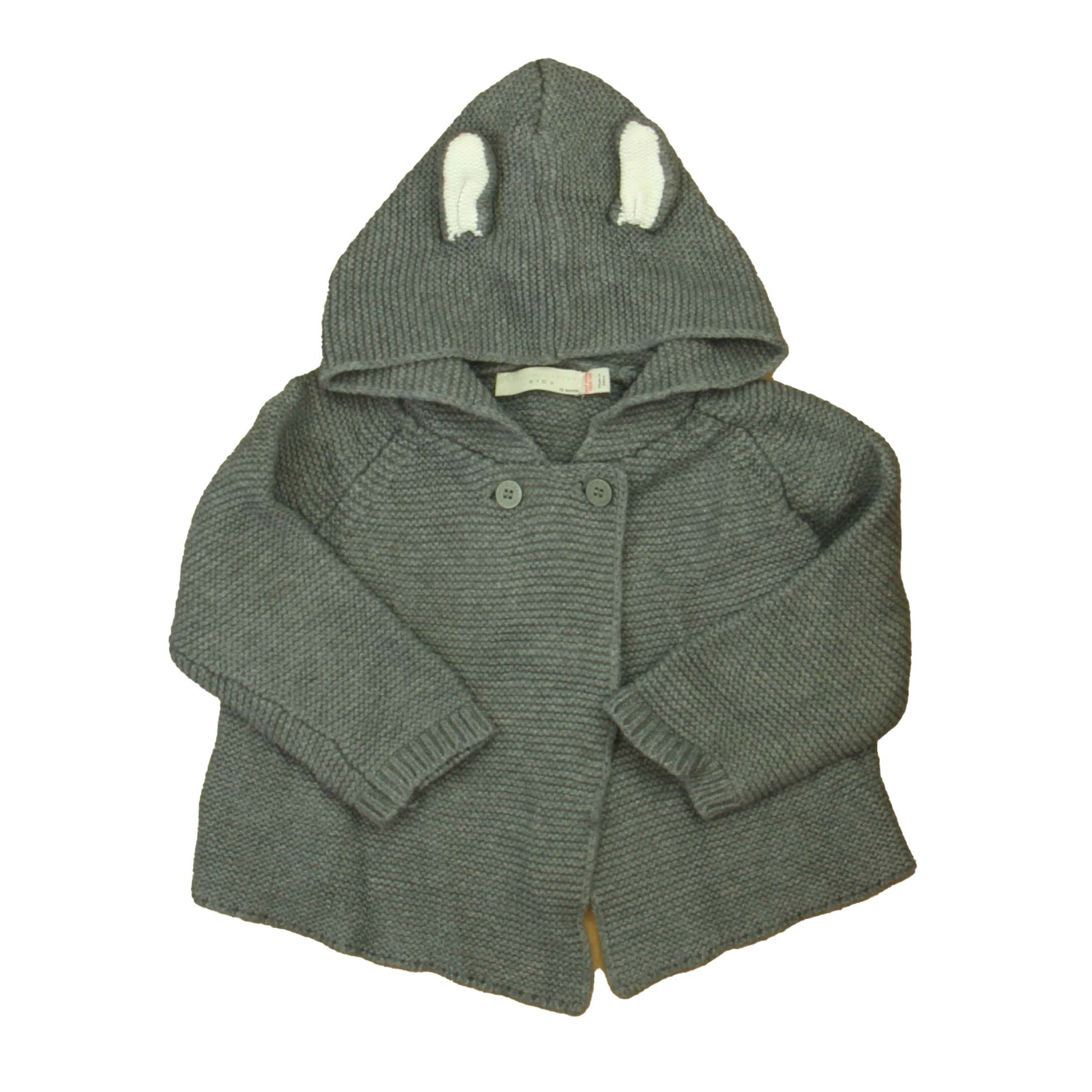 Stella McCartney Unisex Gray Cardigan Size: 18 Months Gray