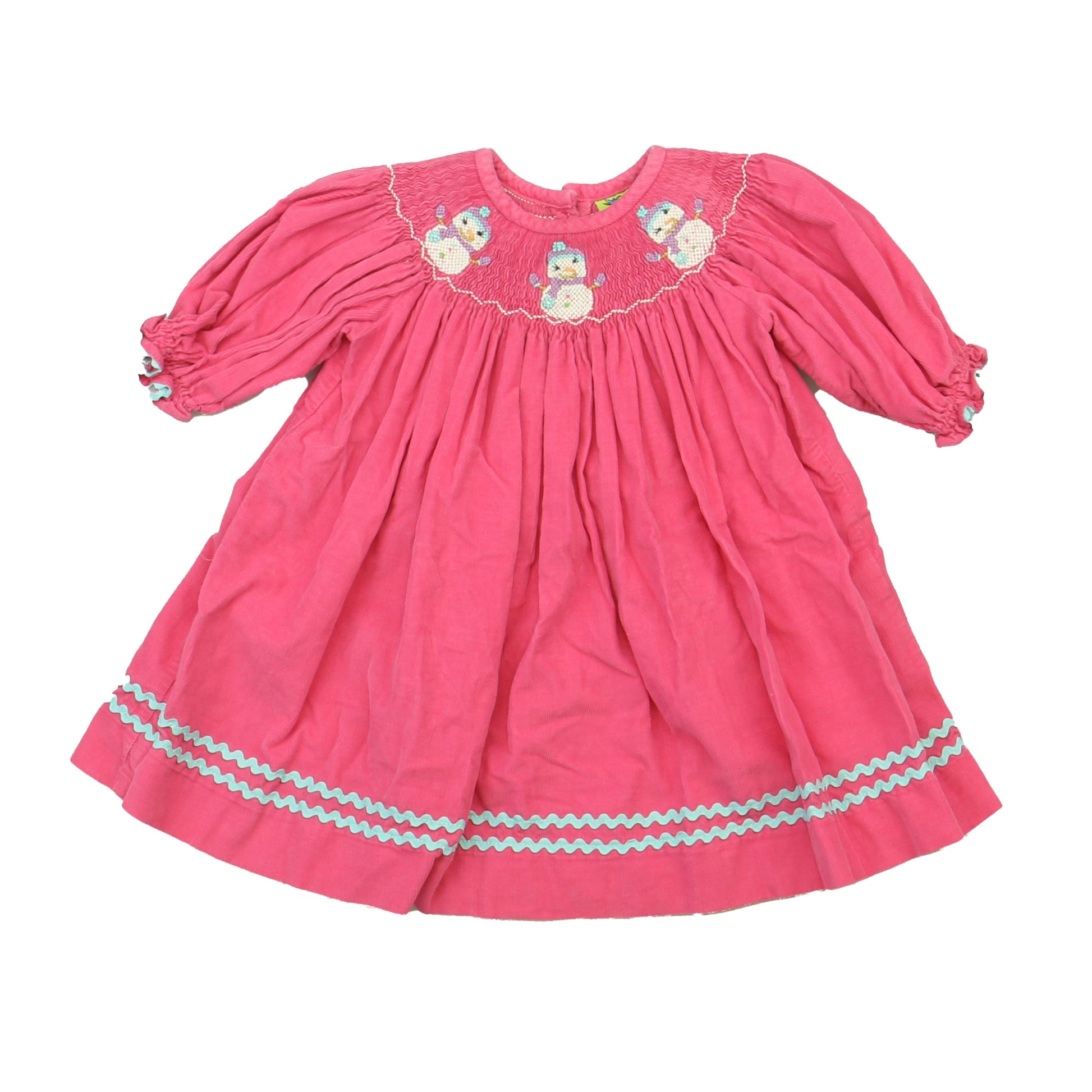 Stellybelly Girls Pink Dress Size: 12 Months Pink