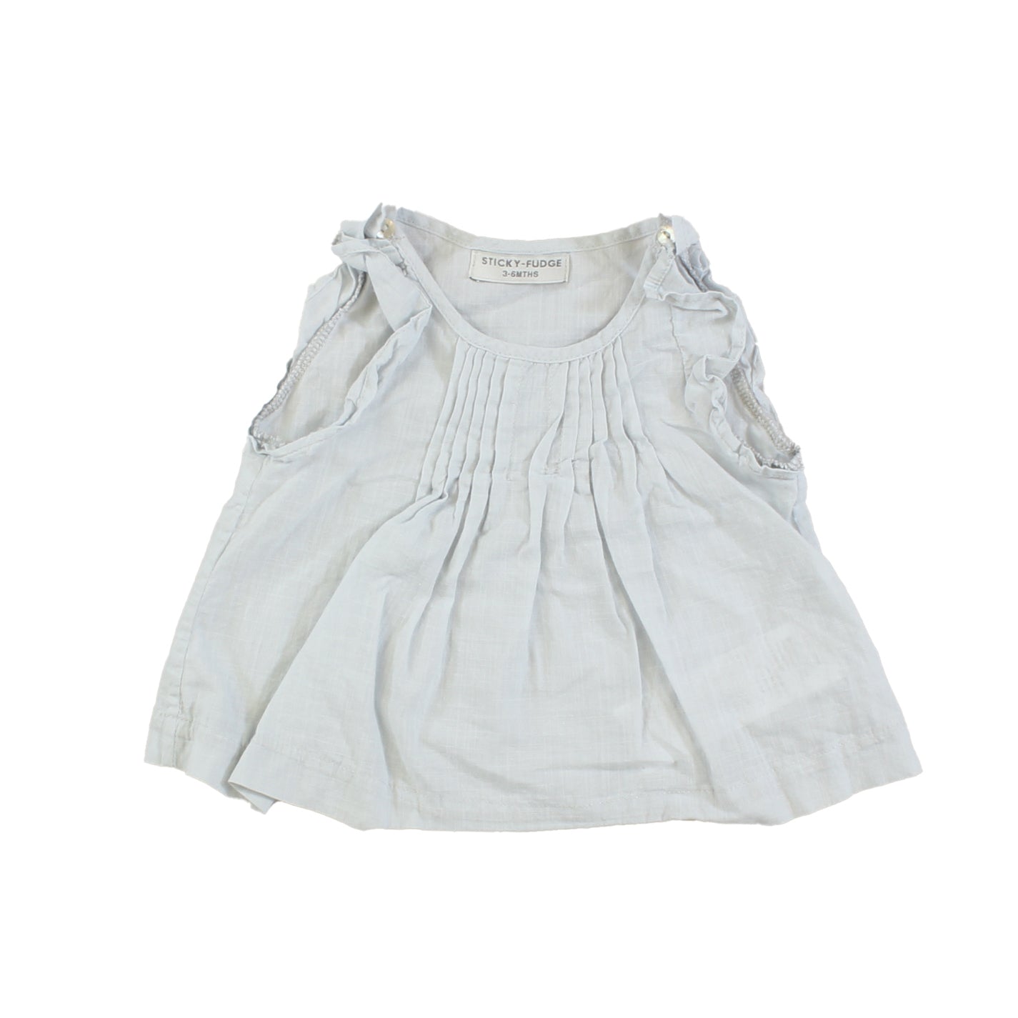 Sticky-Fudge Girls Blue Dress Size: 3-6 Months Blue