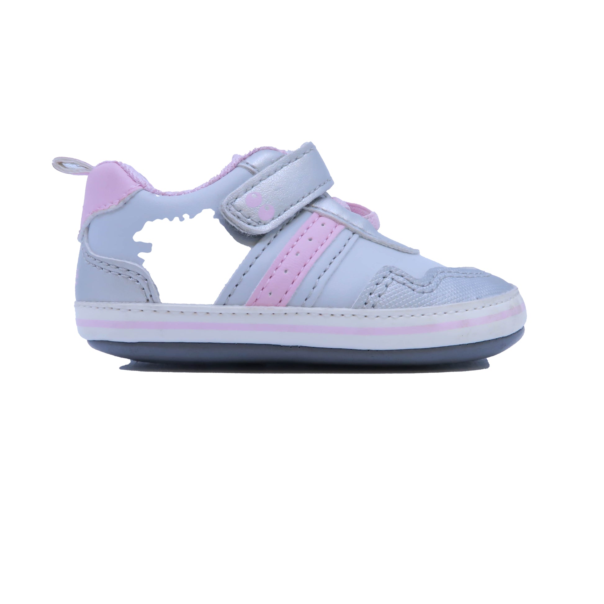 Surprize Girls White | Pink Booties Size: 2 Infant White | Pink