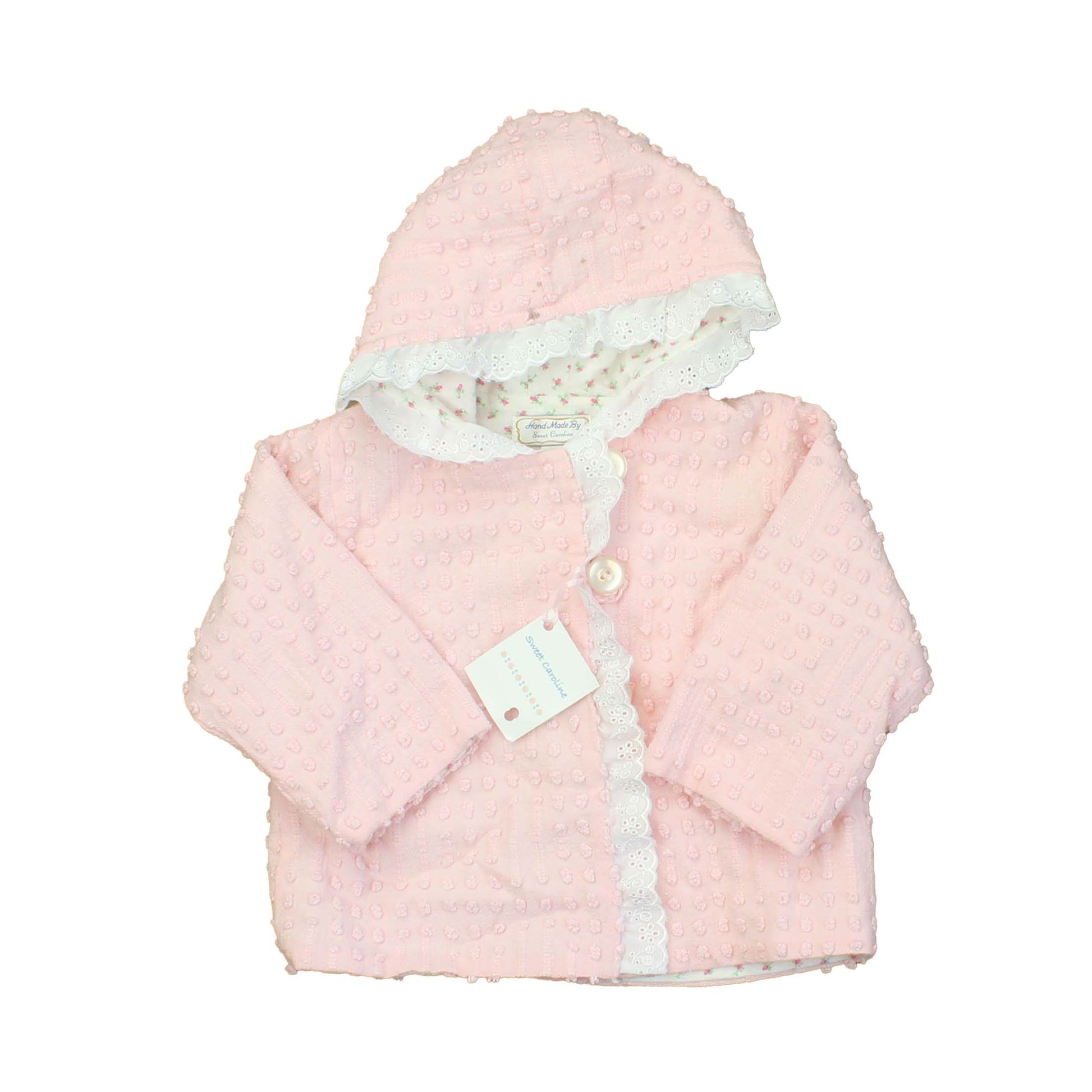 Sweet Caroline Boys Pink | White Cardigan Size: 18 Months Pink | White