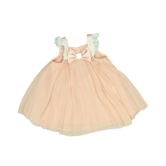 Sweet Heart Rose Girls Pink | White | Lace Dress Size: 6-9 Months Pink | White | Lace