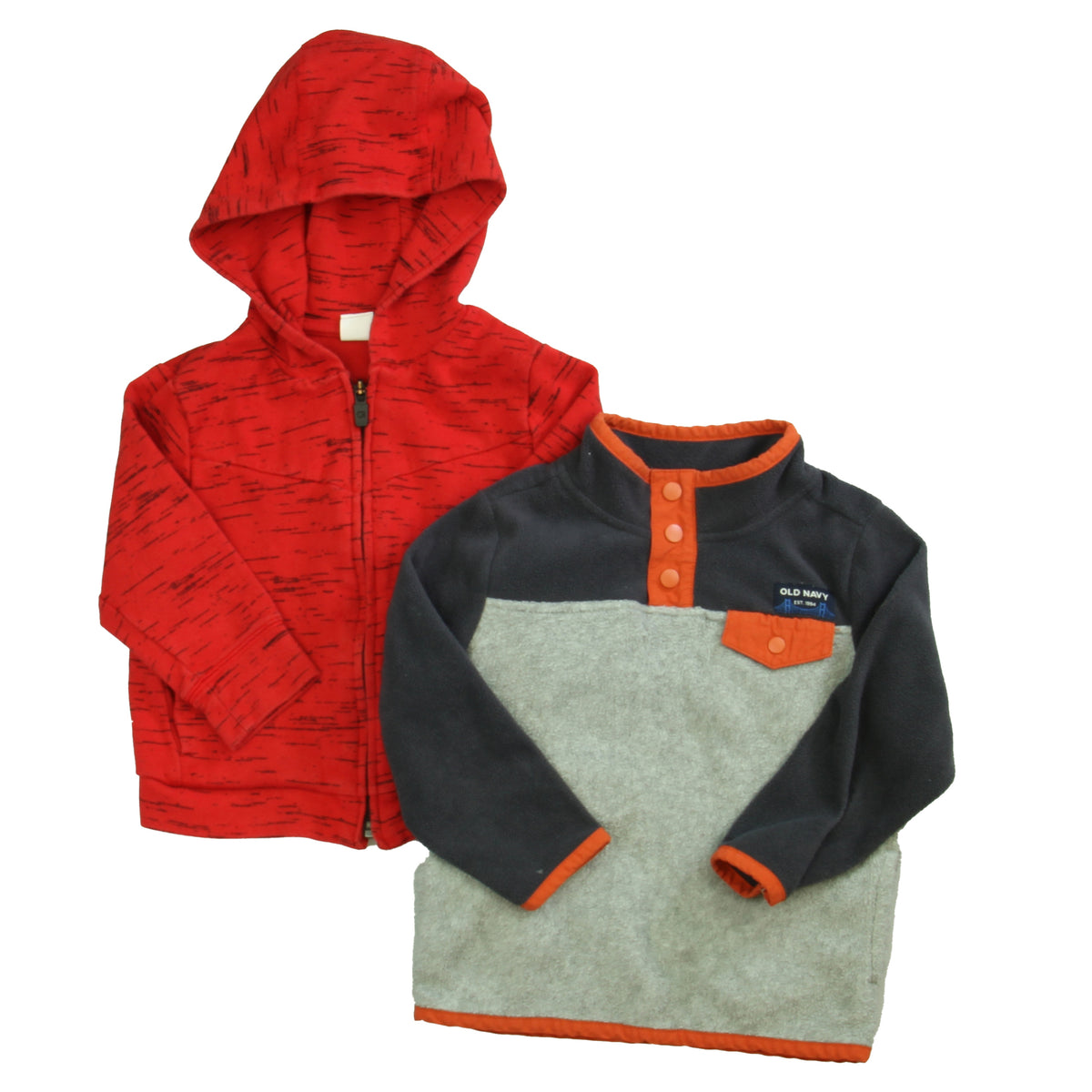 Swoondle Bundle Boys Red | Grey | Orange Long Sleeve Shirt Size: 2T