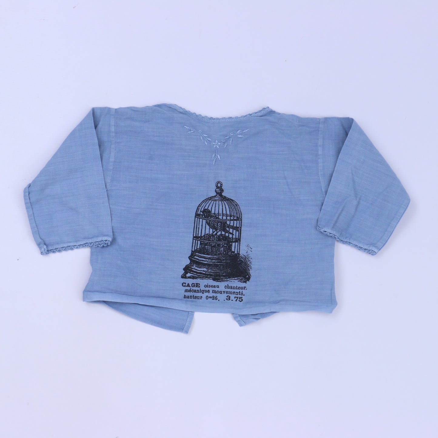 Taches de Rousseur Girls Blue Blouse Size: *3-6 Months Blue