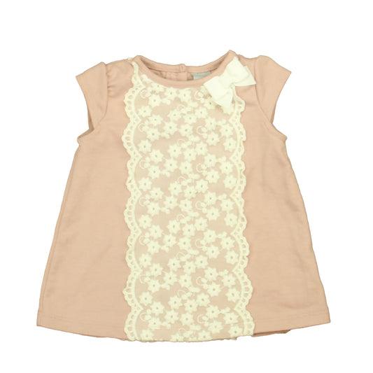 Tahari Girls Pink | Ivory Blouse Size: 12 Months Pink | Ivory