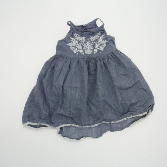 Tahari Girls Blue Dress Size: 18 Months Blue
