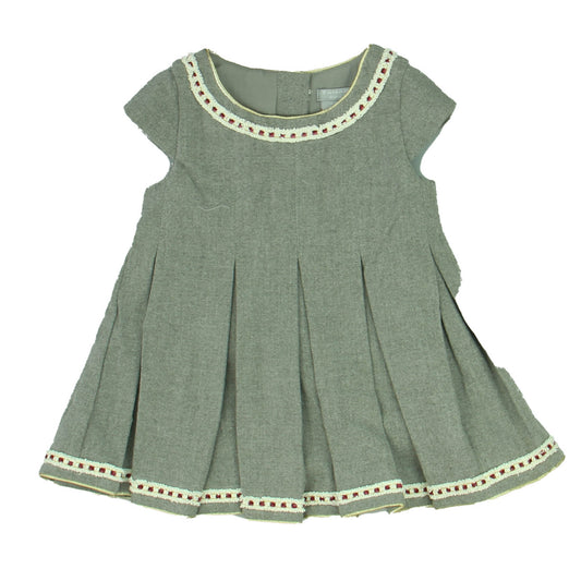 Tahari Girls Gray Dress Size: 18 Months Gray