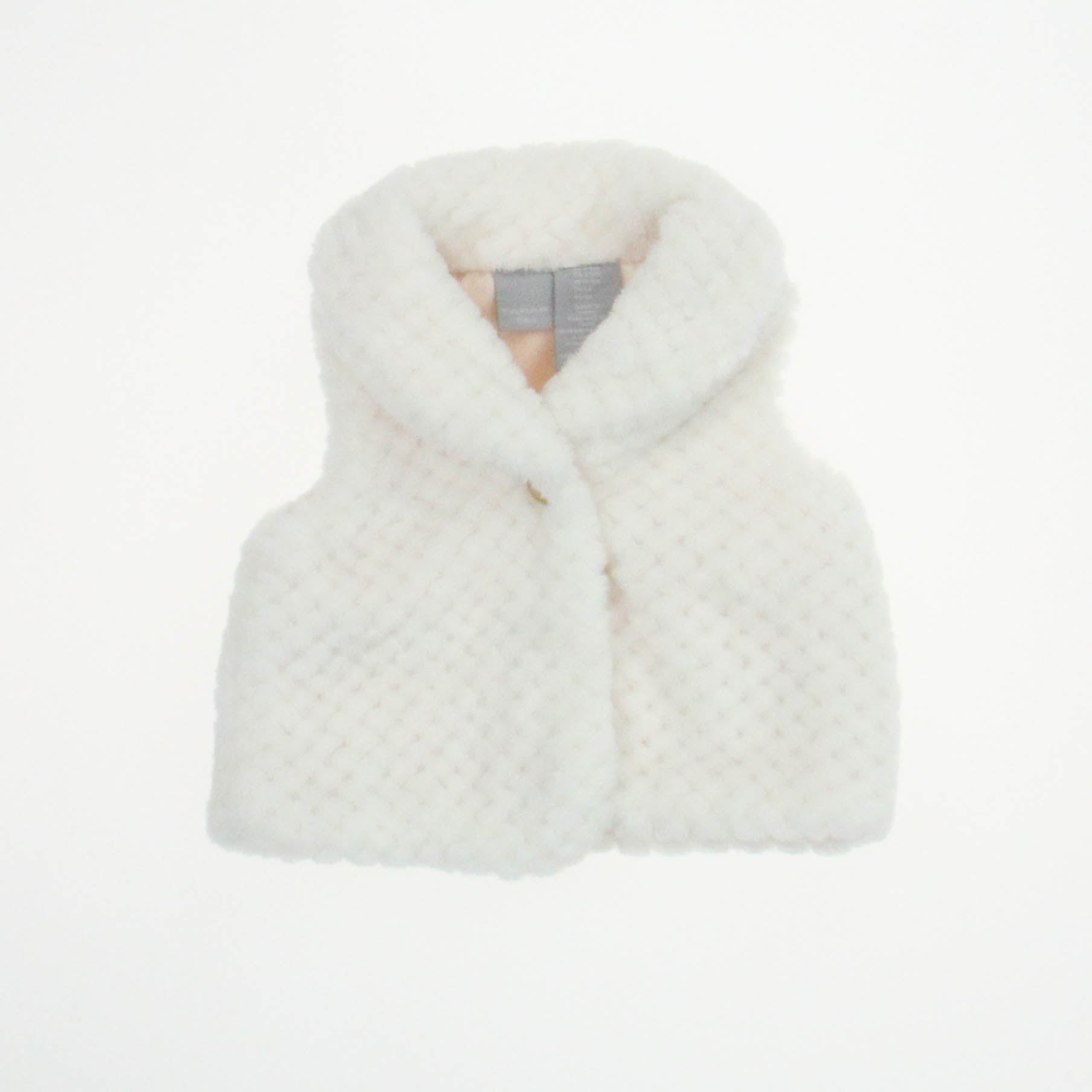 Tahari Girls White Vest Size: 3-6 Months White