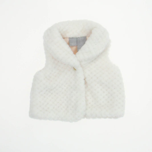 Tahari Girls White Vest Size: 3-6 Months White