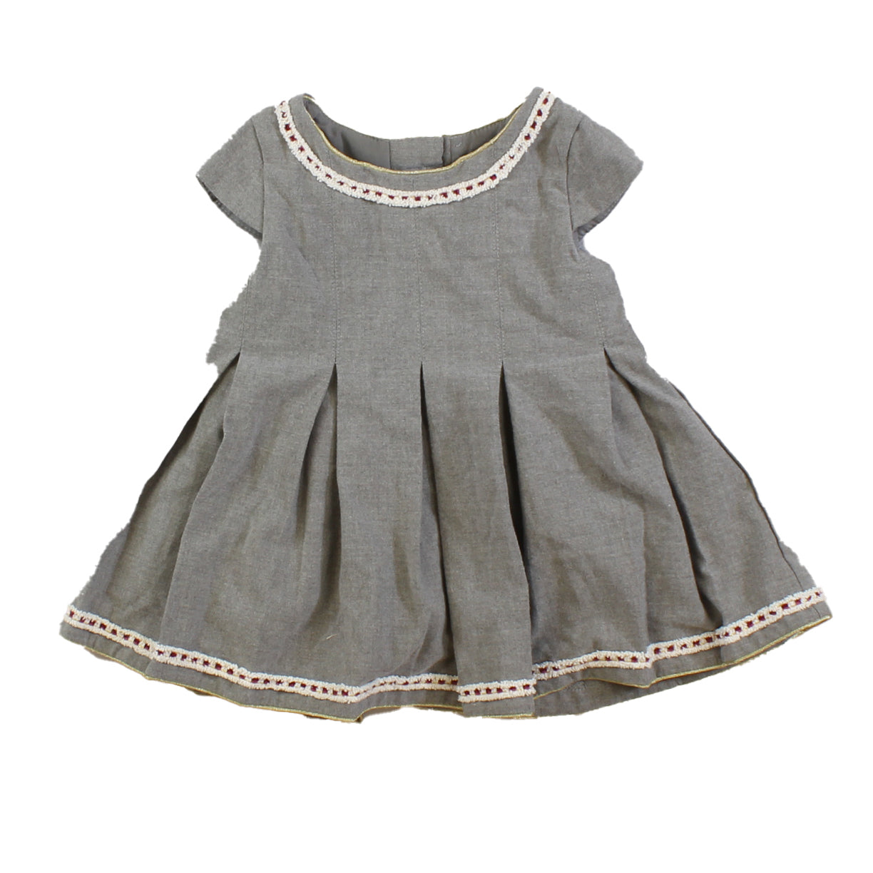 Tahari baby Girls Grey Dress Size: 24 Months Grey