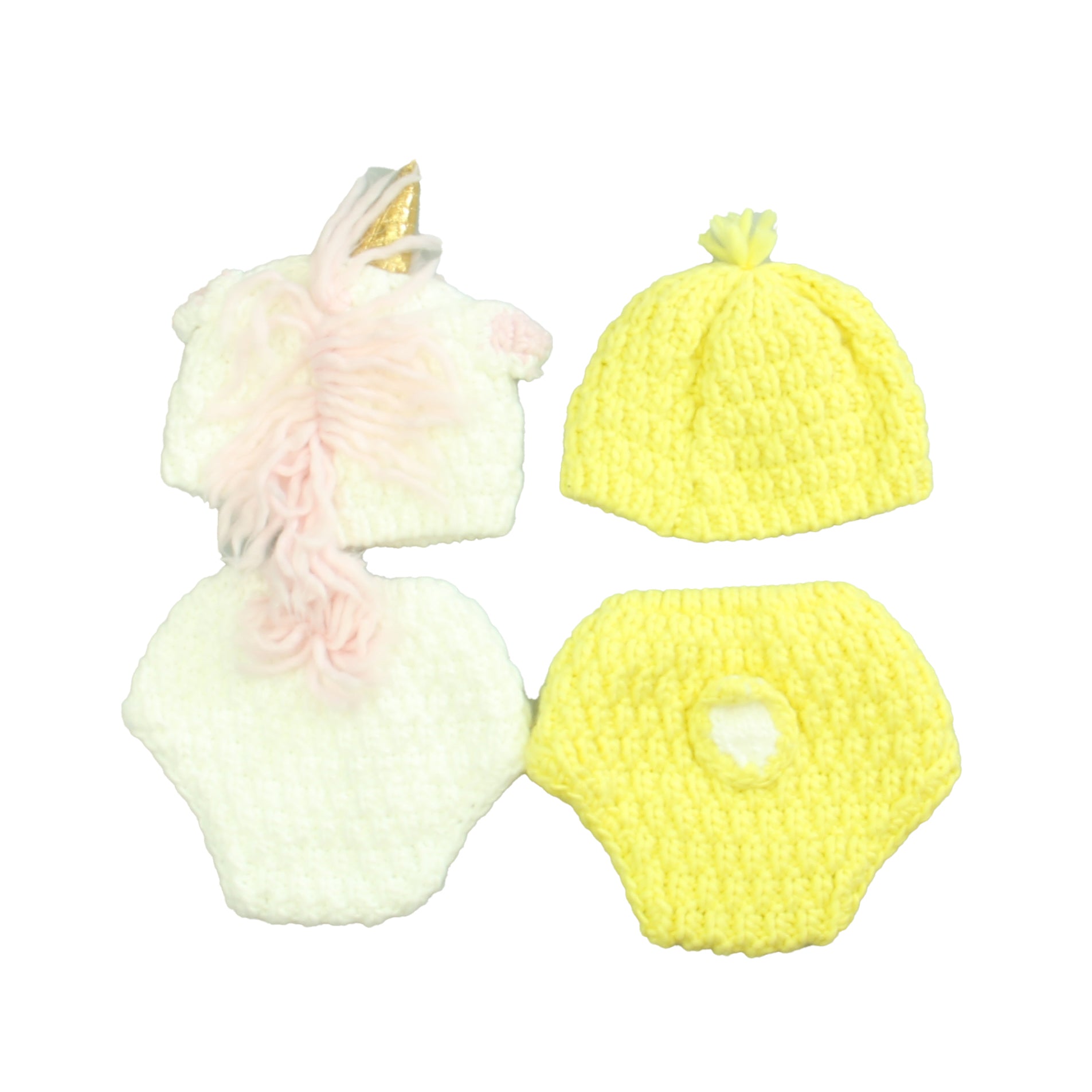 Target Girls White | Yellow Accessory Size: 0-6 Months White | Yellow