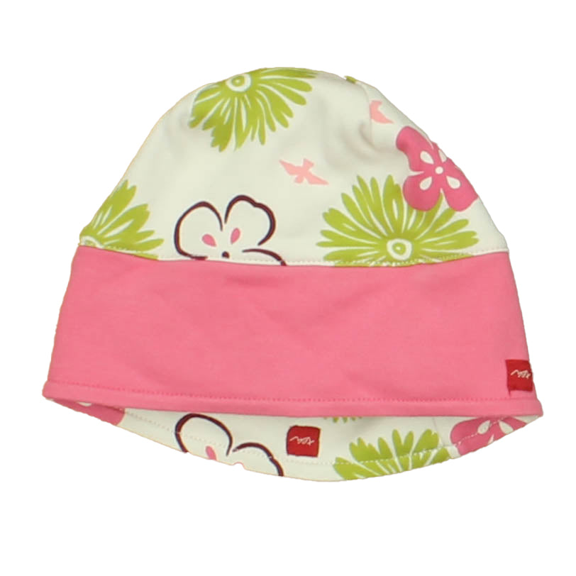 Tea Girls Pink | White | Green Hat Size: 0-6 Months