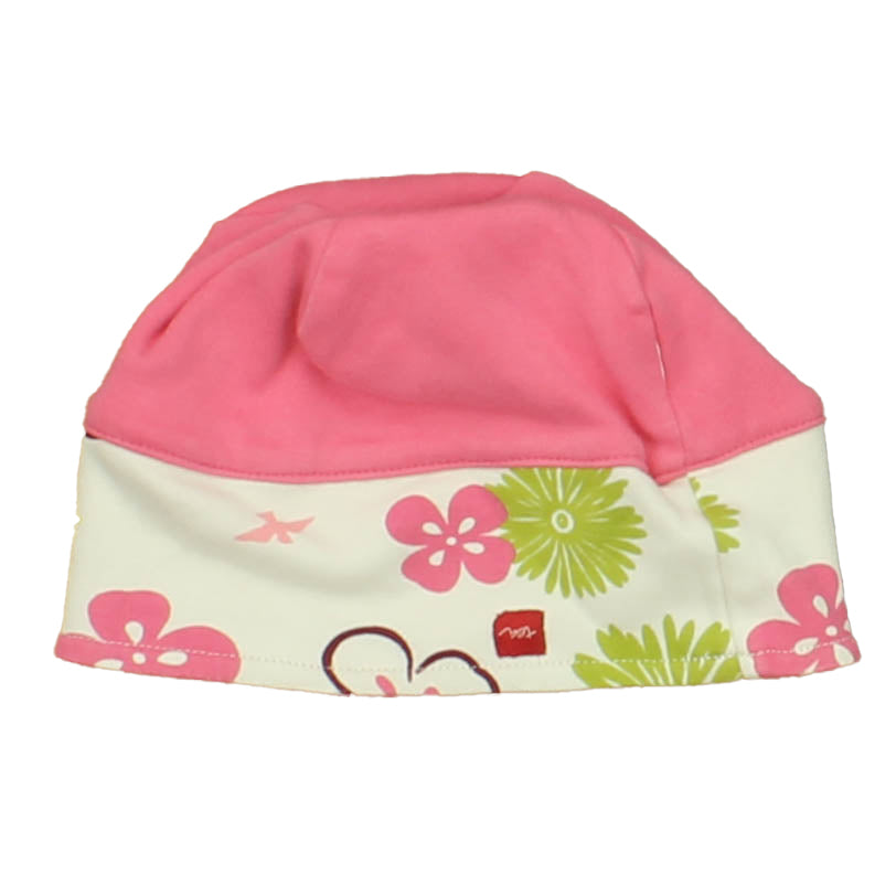 Tea Girls Pink | White | Green Hat Size: 0-6 Months