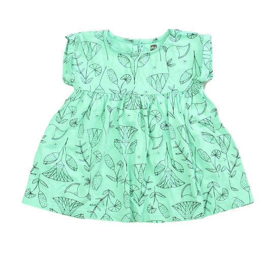 Tea Girls Aqua Dress Size: 12-18 Months