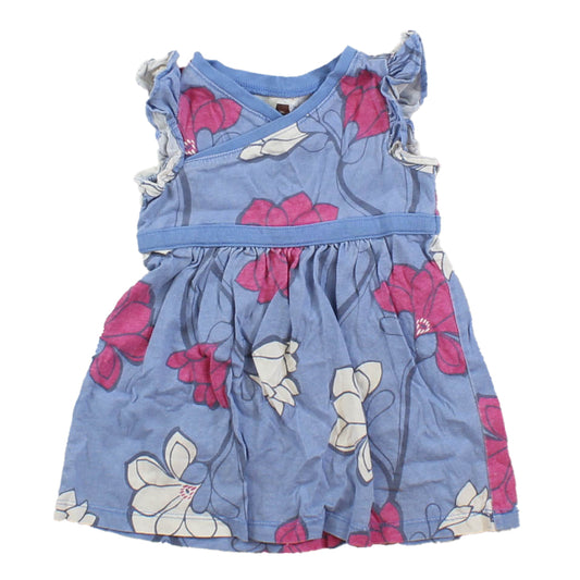 Tea Girls Blue | Pink | White Dress Size: 12-18 Months