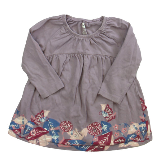 Tea Girls Purple | Blue Dress Size: 12-18 Months