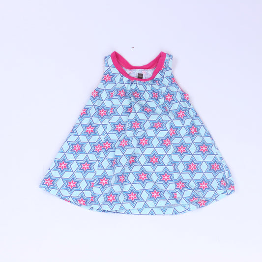 Tea Girls Pink | Blue Dress Size: 3-6 Months