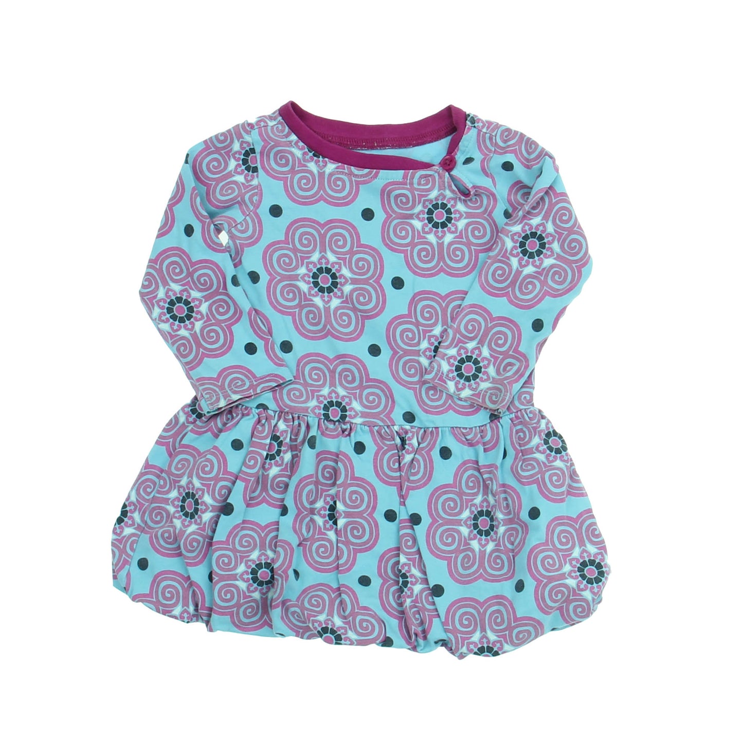 Tea Girls Blue | Purple Dress Size: 6-12 Months