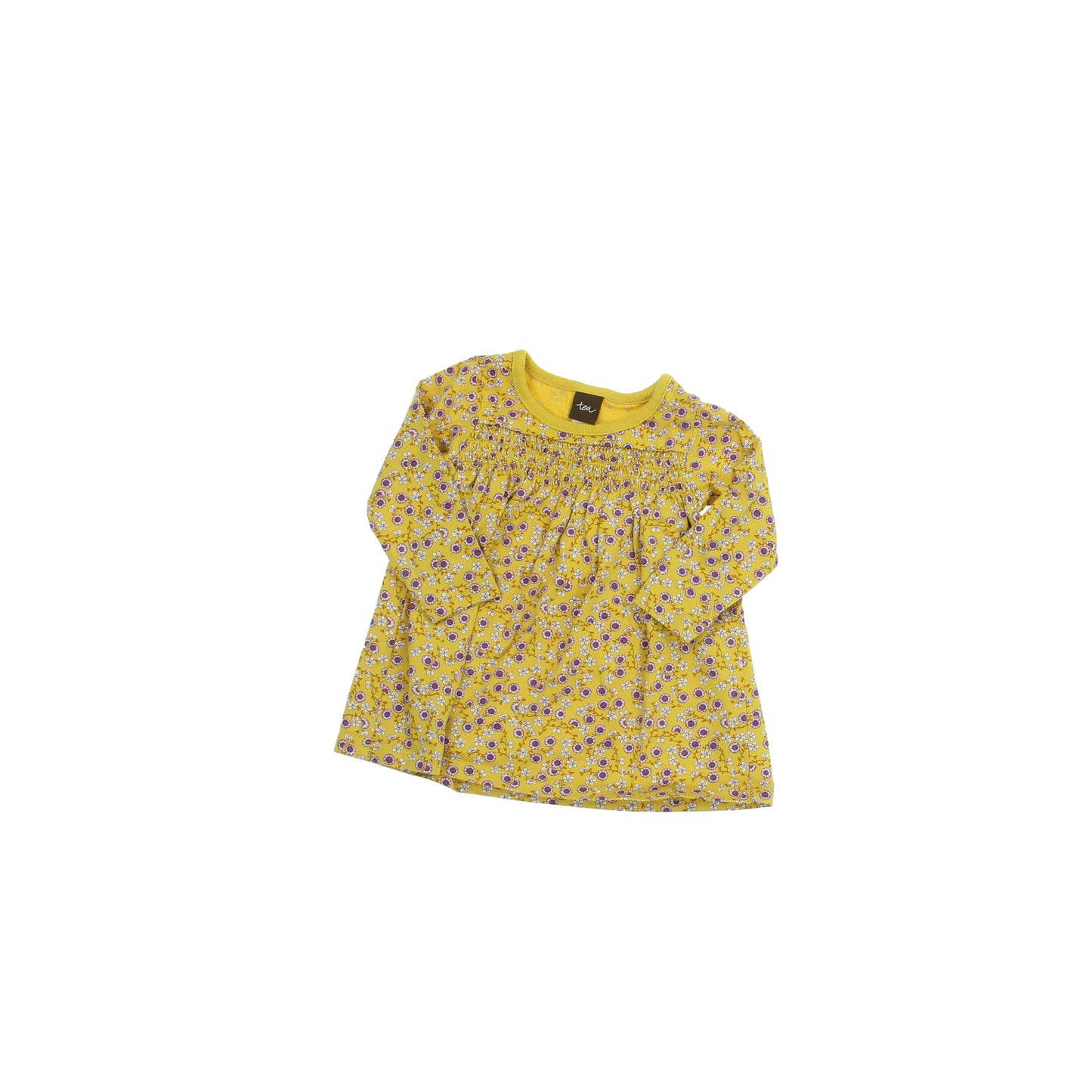 Tea Girls Yellow Dress Size: 6-9 Months