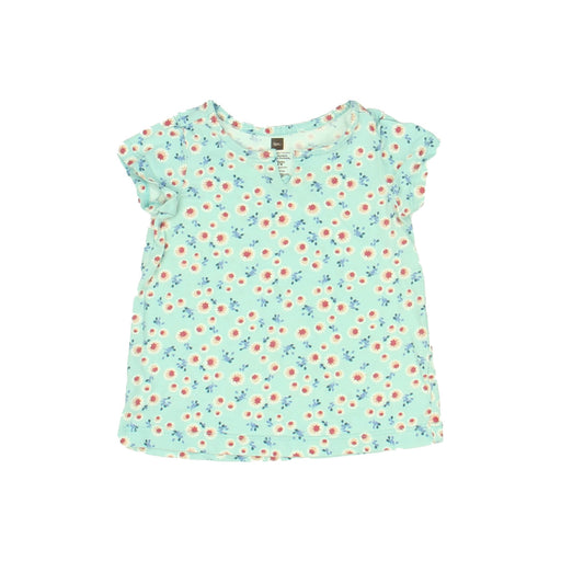 Tea Girls Blue | Floral T-Shirt Size: 6-12 Months