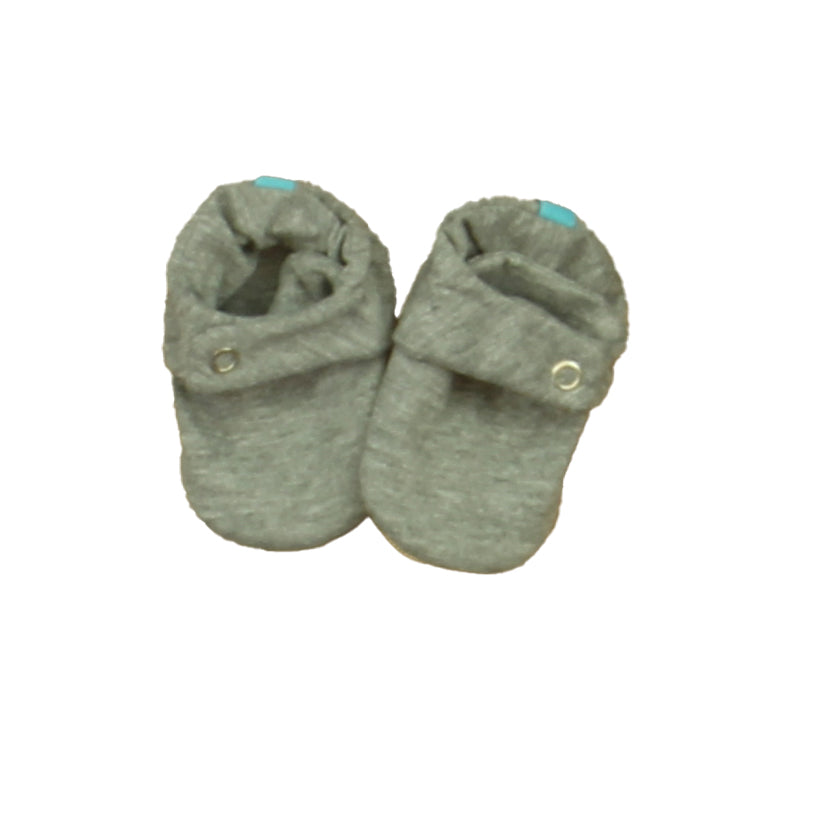Ten Little Unisex Gray Booties Size: 3-6 Months Gray