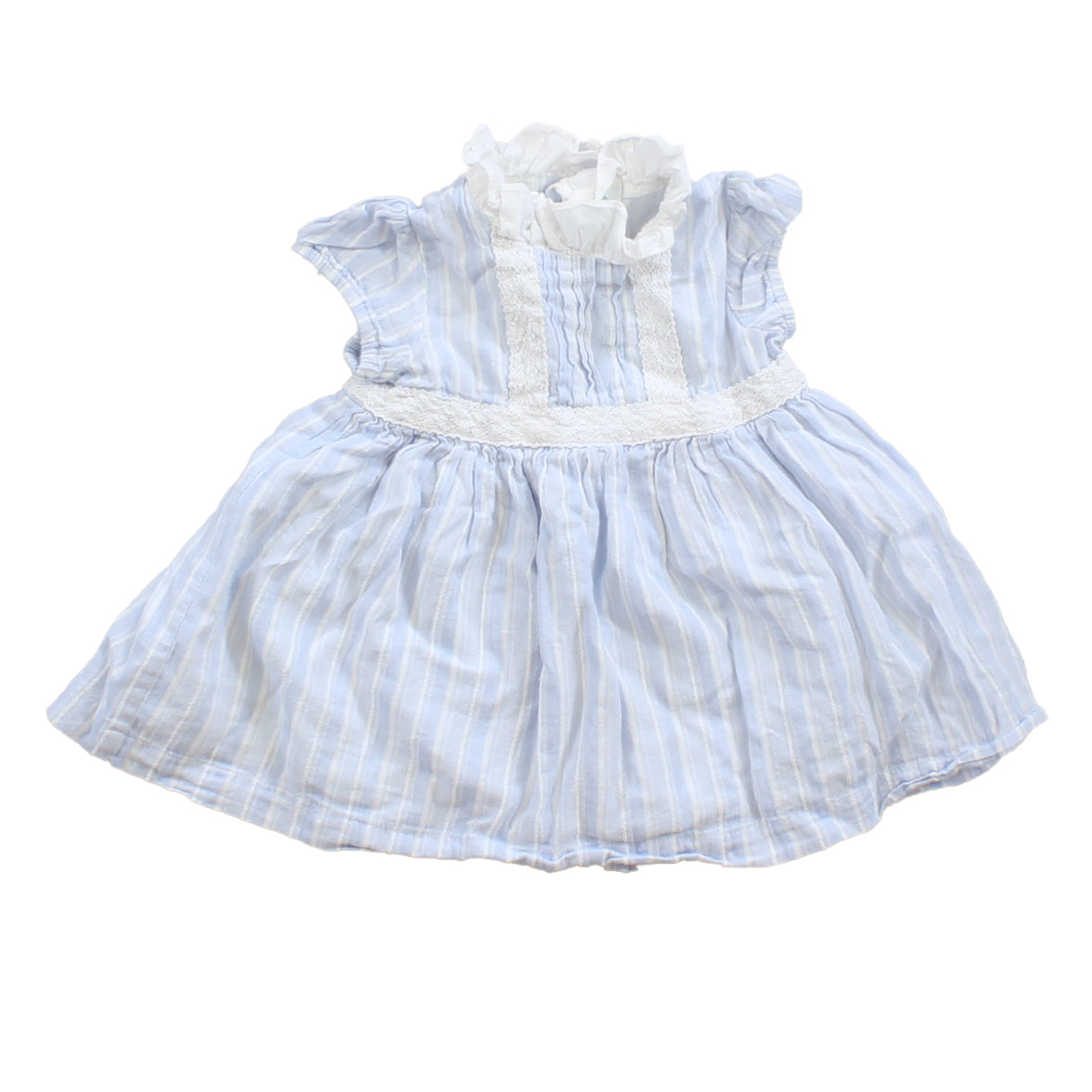 Tex Girls White | Blue Dress Size: 12 Months White | Blue
