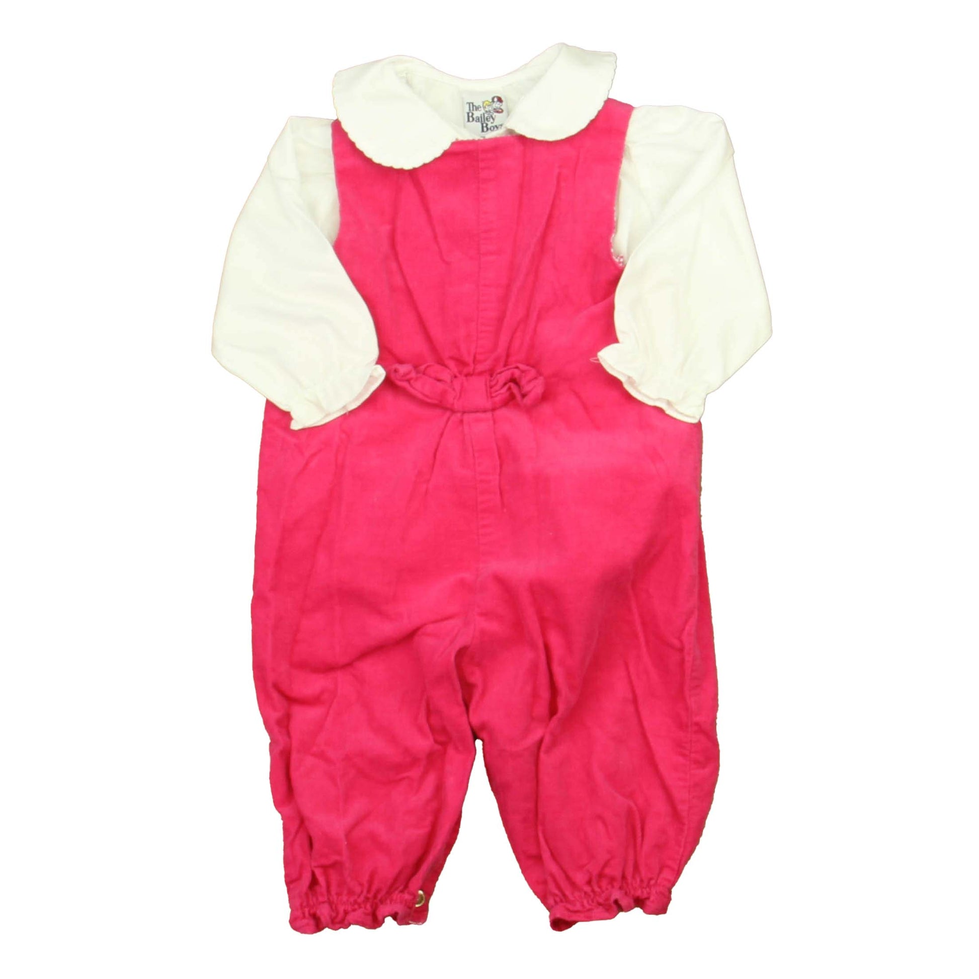 The Bailey Boys Girls Pink | White Romper Size: 6 Months Pink | White
