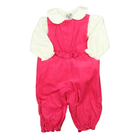 The Bailey Boys Girls Pink | White Romper Size: 6 Months Pink | White