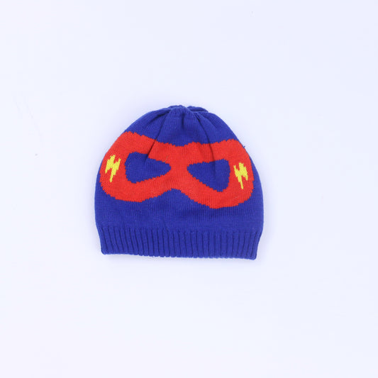 The Children's Place Boys Blue | Red Winter Hat Size: 0-3 Months