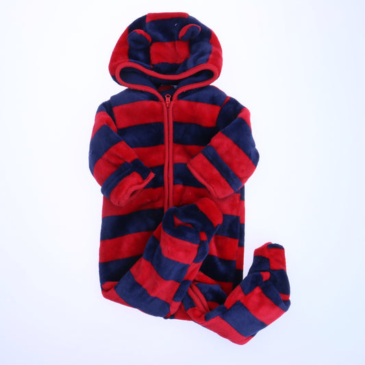 The Children's Place Unisex Red | Blue | Stripes Bunting Size: 3-6 Months Red | Blue | Stripes