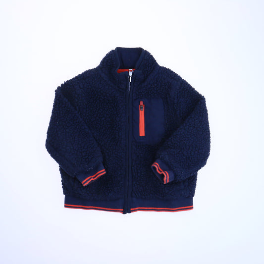 Tommy Hilfiger Boys Navy Plush Jacket Size: 18 Months Navy Plush