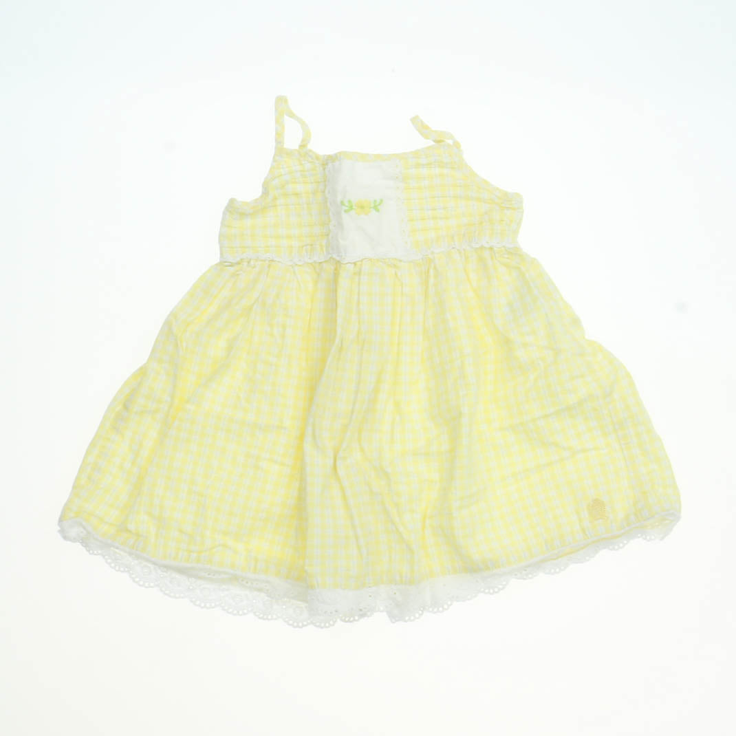 Tommy Hilfiger Girls Yellow Dress Size: 3-6 Months Yellow