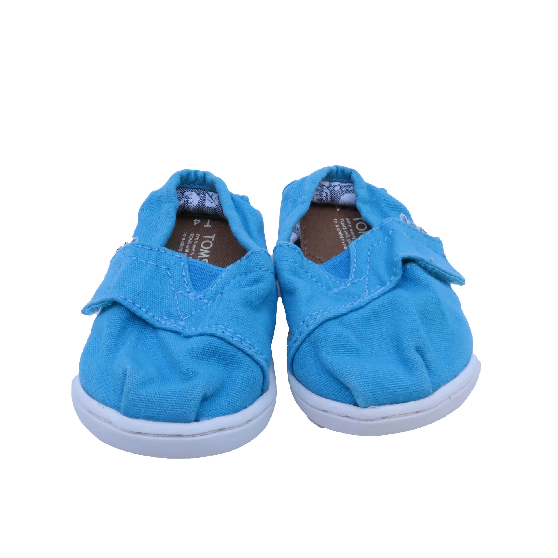 Tom's Girls Turquoise Shoes Size: 4 Infant Turquoise