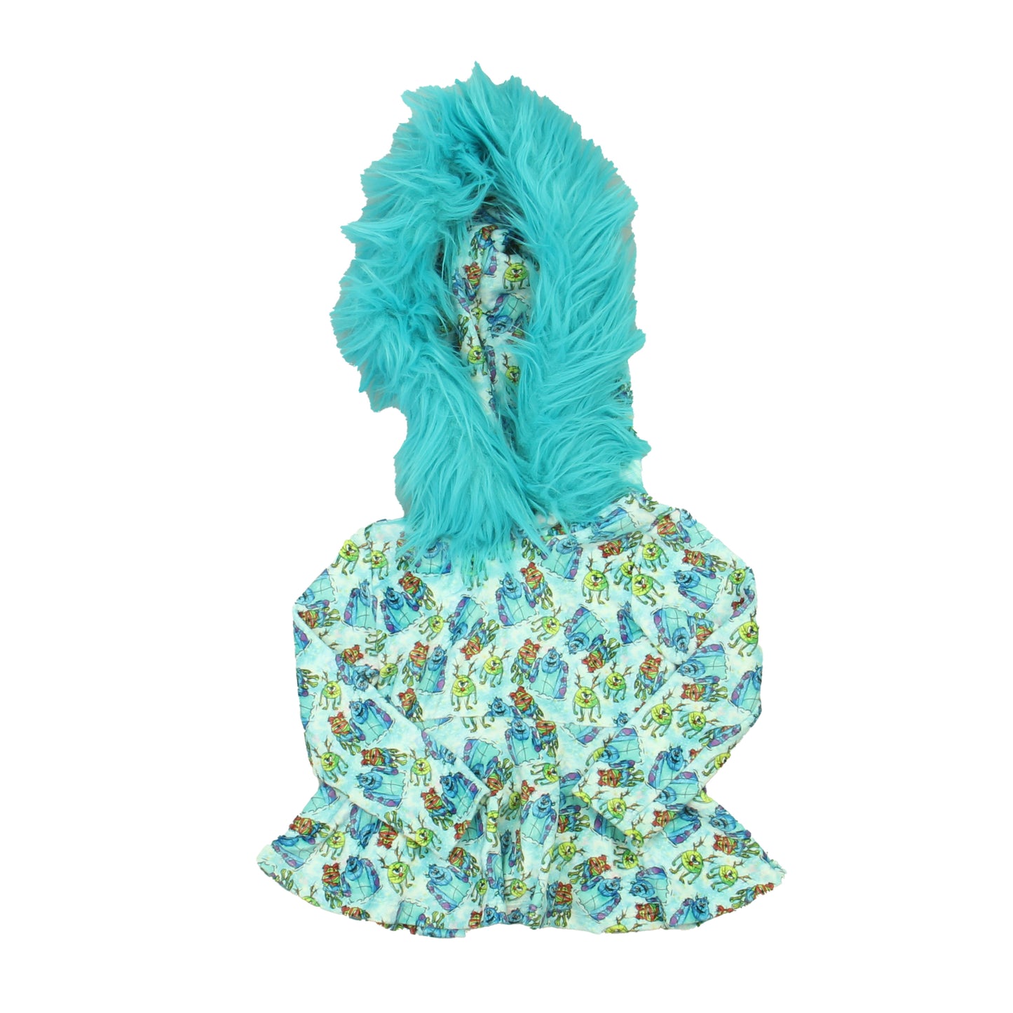 Trendy Little Rebelz Girls Turquoise Monsters Inc. Long Sleeve Shirt Size: 18 Months Turquoise Monsters Inc.