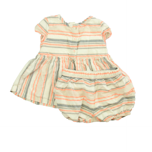 Tucker + Tate Girls Beige | Pink | Gray Dress Size: 12 Months Beige | Pink | Gray
