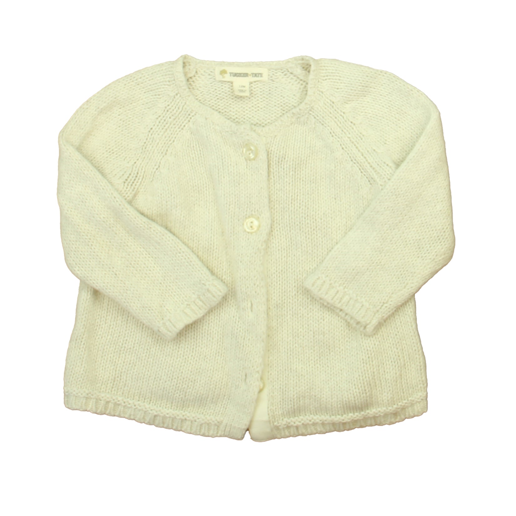 Tucker + Tate Girls Ivory Cardigan Size: 12 Months Ivory