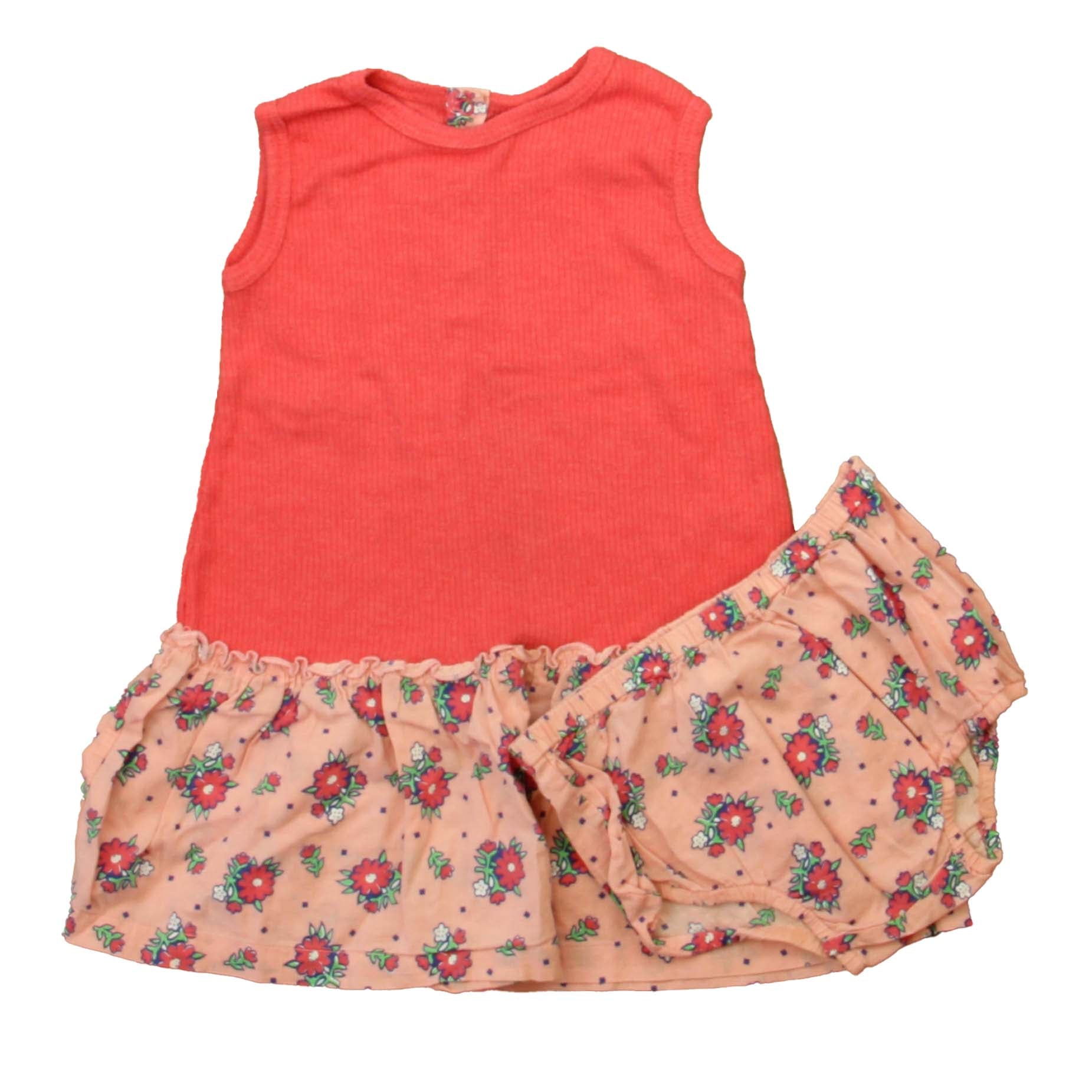 Tucker + Tate Girls Pink Floral Dress Size: 18 Months Pink Floral