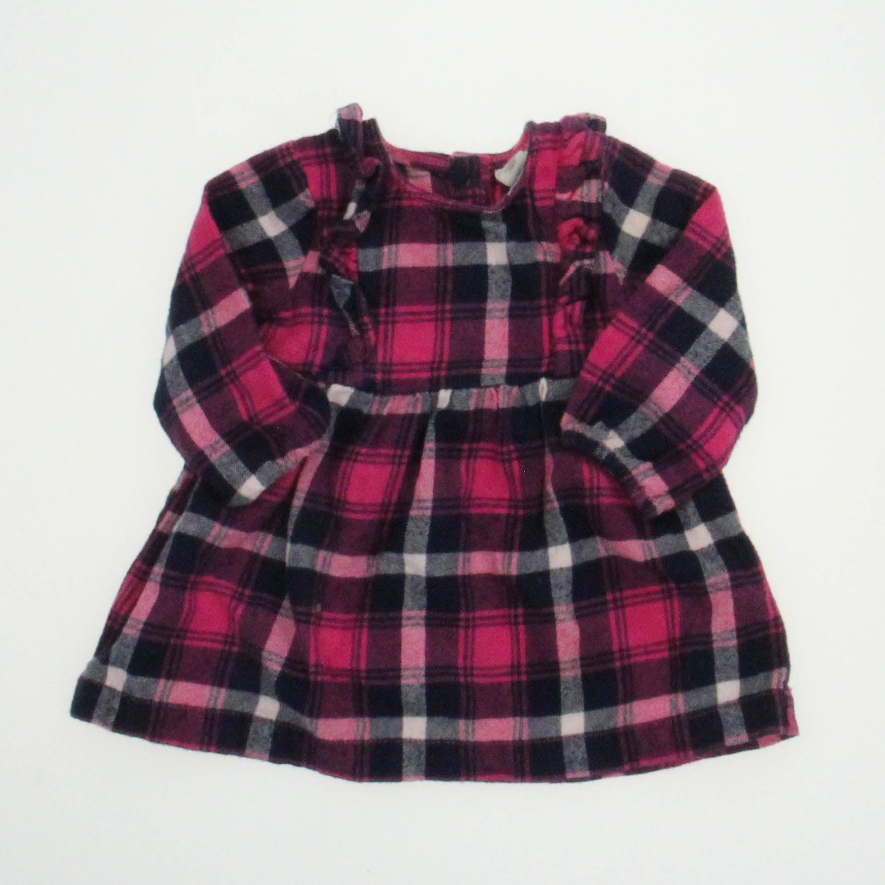 Tucker + Tate Girls Pink Plaid Dress Size: 6 Months Pink Plaid