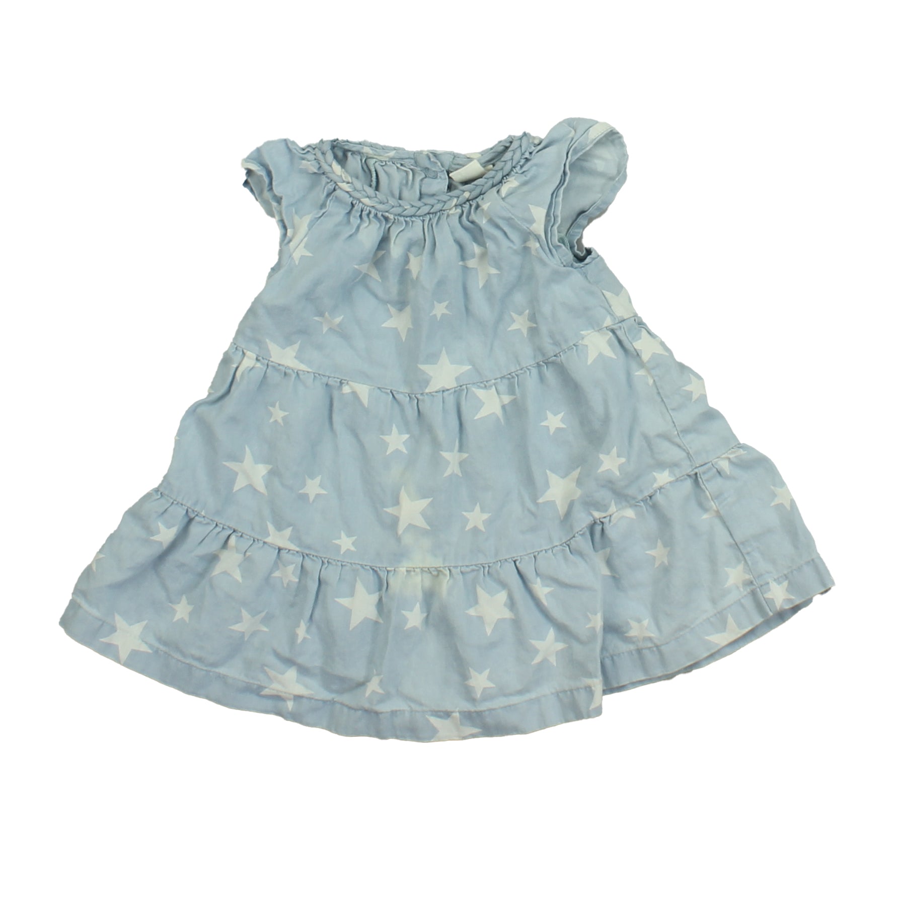Tucker + Tate Girls Blue | Stars Dress Size: 6 Months Blue | Stars