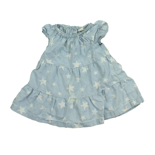 Tucker + Tate Girls Blue | Stars Dress Size: 6 Months Blue | Stars