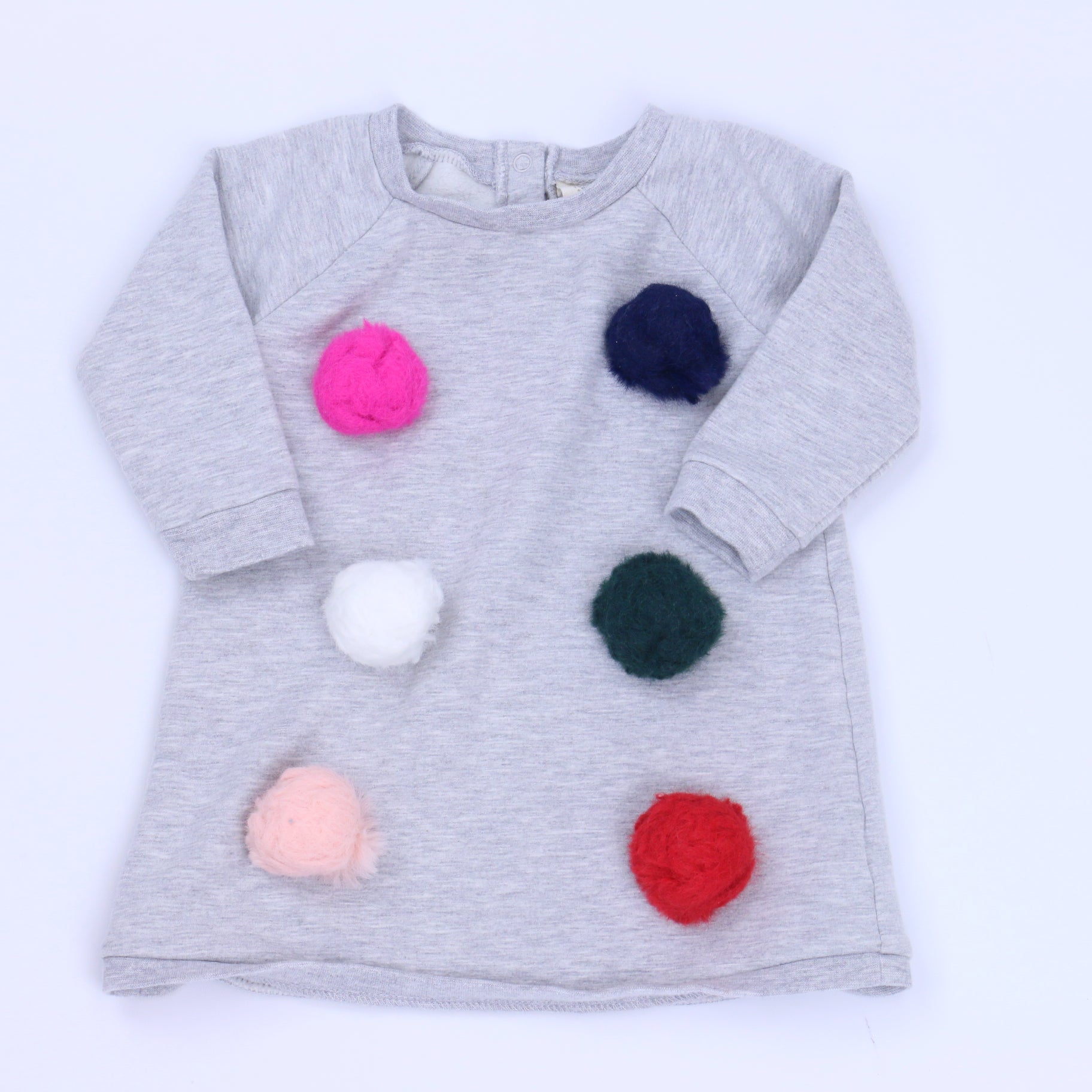 Tucker + Tate Girls Gray Dress Size: 6 Months Gray