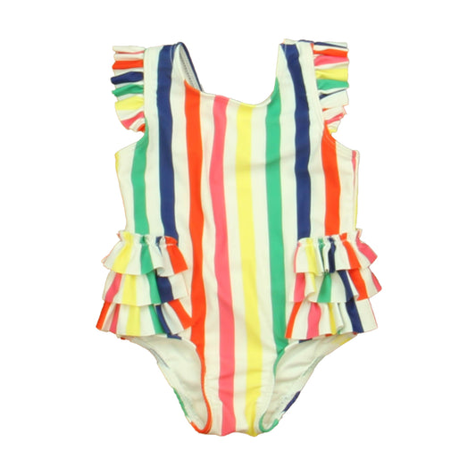 Tucker + Tate Girls Rainbow 1-piece Swimsuit Size: 6 Months Rainbow